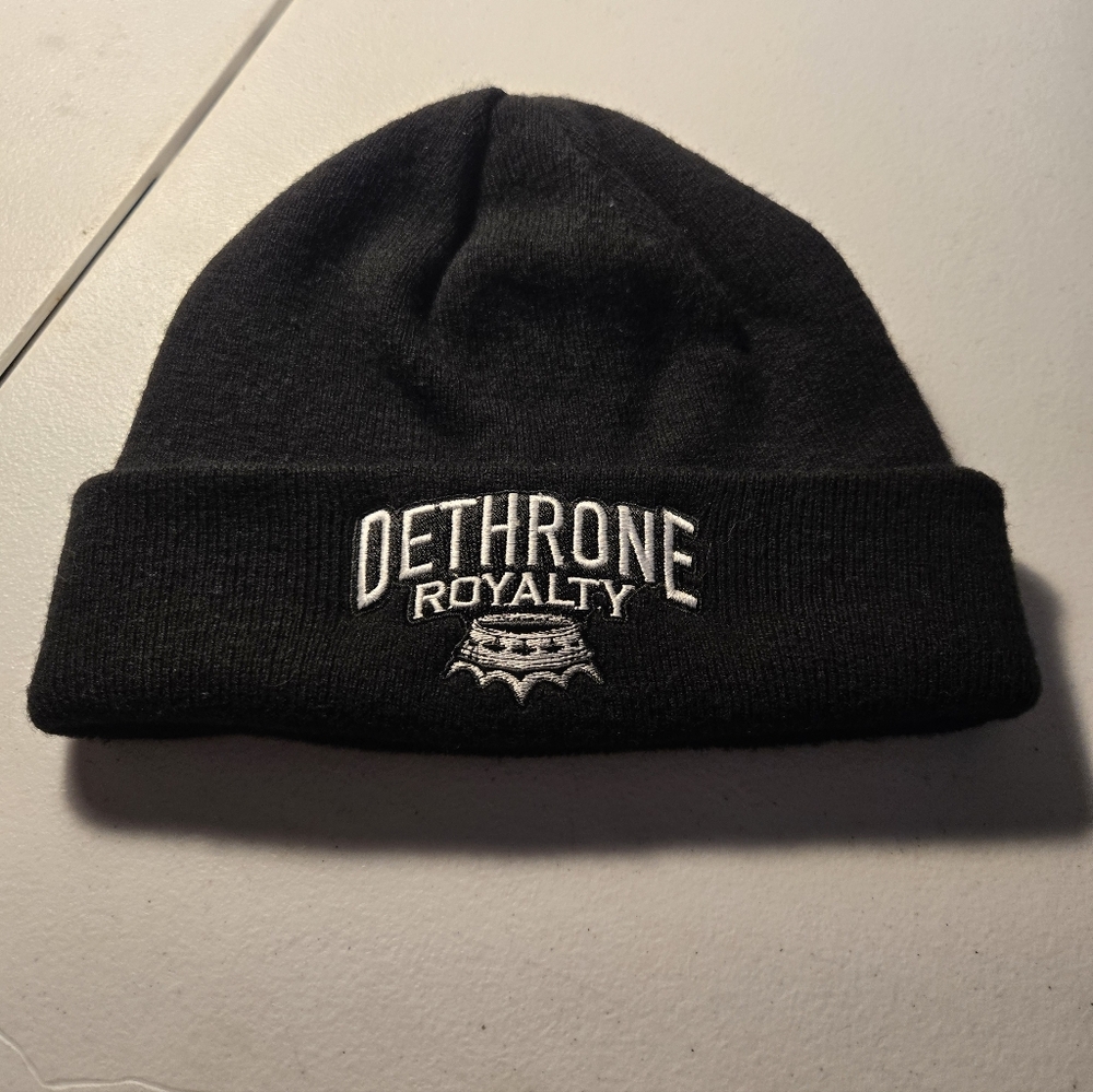 Dethrone Royalty Mens Beanie Black